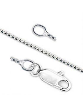 5X001-16 - 925 Sterling Silver High-Polished Chain No Stone No Stone