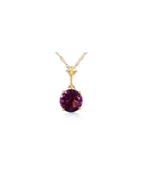 1.15 Carat 14K Gold Love Your Smile Amethyst Necklace