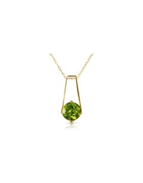 1.45 Carat 14K Gold London Nights Peridot Necklace