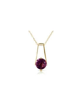 1.45 Carat 14K Gold Anything For You Amethyst Necklace