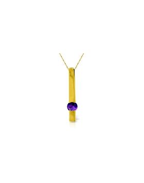 0.25 Carat 14K Gold Just You Amethyst Necklace