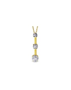 0.1 Carat 14K Gold Diamond Necklace