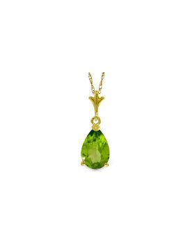 1.5 Carat 14K Gold Life's Parallels Peridot Necklace