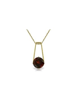 1.45 Carat 14K Gold Winter Words Garnet Necklace