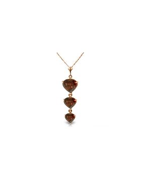 14K Rose Gold Garnet Limited Edition Necklace