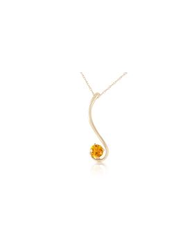 0.55 Carat 14K Gold Dreaming Of You Citrine Necklace