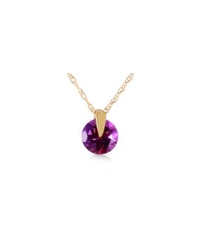 0.75 Carat 14K Gold Saw It Coming Amethyst Necklace
