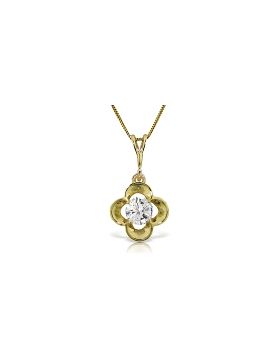 0.5 Carat 14K Gold Tension Diamond Necklace