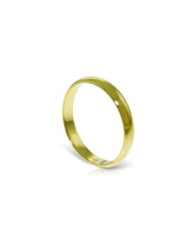 14K. Gold Wedding Ring 3.0 mm Wide