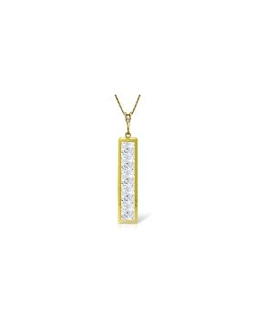 2.25 Carat 14K Gold Rhapsody White Topaz Necklace