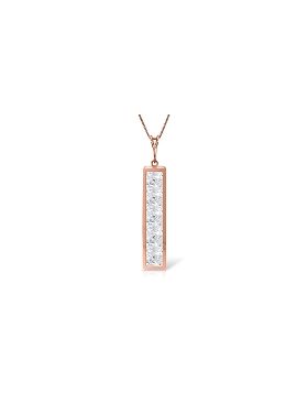 14K Rose Gold Natural Rose Topaz Necklace Gemstone