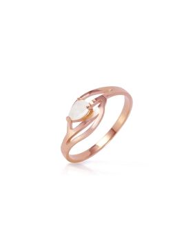 14K Rose Gold Ring w/ Natural Opal