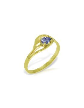 0.3 Carat 14K Gold Ring Natural Tanzanite