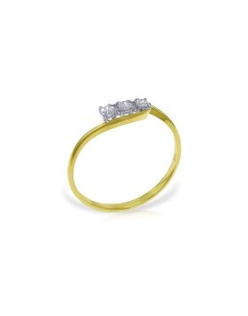 0.15 Carat 14K Gold Winter Twilight Diamond Ring