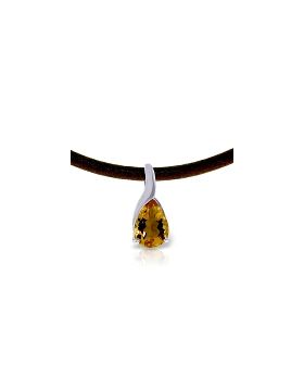 4.7 Carat 14K White Gold The Thrill Citrine Necklace