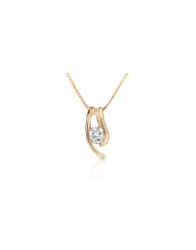 0.15 Carat 14K Gold Necklace Natural 0.15 Carat Diamond