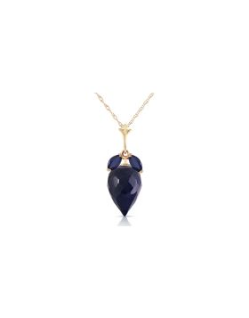 13.4 Carat 14K Gold Bedtime Story Sapphire Necklace