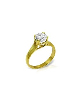 1 Carat 14K Gold Solitaire Diamond Ring