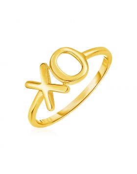 14k Yellow Gold with XO-7