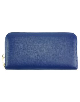 ZIPPY D Wallet in cow leather -  electric blue