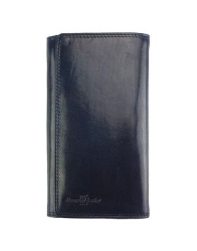 Aurora V leather wallet -  dark blue