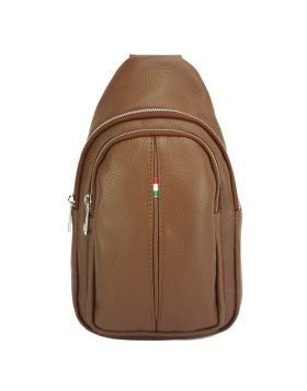Nissim Leather Single backpack -  brown