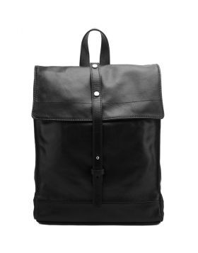 Bethany Leather Backpack -  black