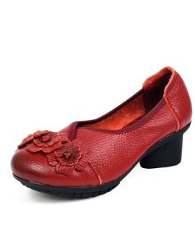 SOCOFY Vintage Handmade Shoes