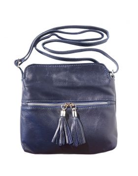 BE FREE leather crossbody bag - blue