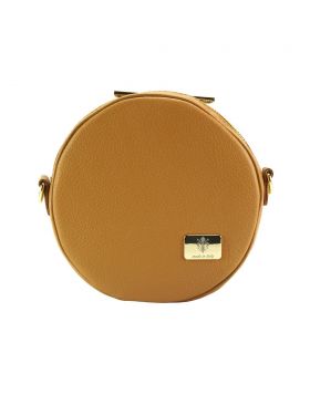 Lucrezia Crossbody leather bag - Tan