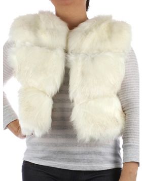 VEST RUSSIAN STYLE RIBBED SOFT FUR HOOK CLOSURE 19 3