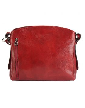 Viviana V GM leather shoulder bag - Red