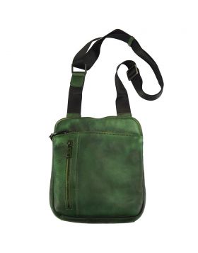 Gaspare cross body leather bag - Green