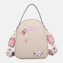 Oxford Embroidery Ethnic Multi-carry Earphone Backpack