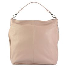The Donata Leather Hobo Bag - Pink