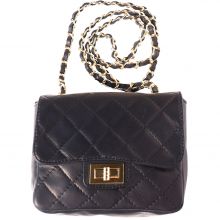 Be exclusive leather bag - Black