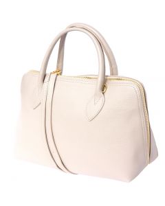 Giulia GM leather handbag - Beige