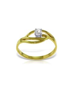 0.15 Carat 14K Gold Ring 0.15 Carat Natural Diamond