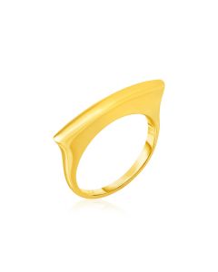 14k Yellow Gold Polished Bar Ring-7