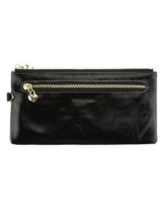 Anastasia leather wallet -  black
