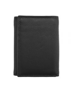 Valter soft leather wallet -  black