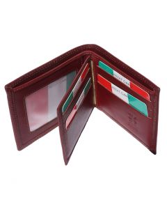 Tommaso Men’s leather wallet -  brown