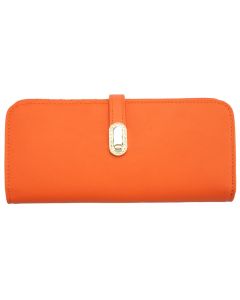 Camilla leather wallet -  orange