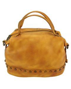 Olga leather Handbag - Tan