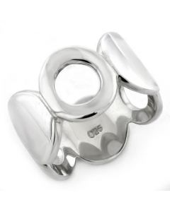 Ring 925 Sterling Silver High-Polished No Stone No Stone