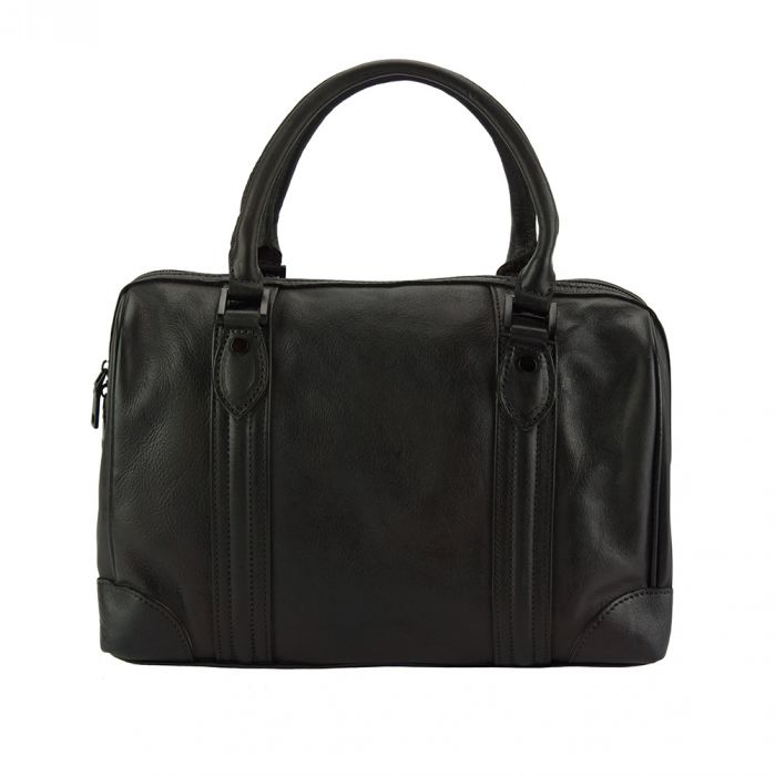 Fulvia Boston bag in vintage leather - 68156 - Leather Bags